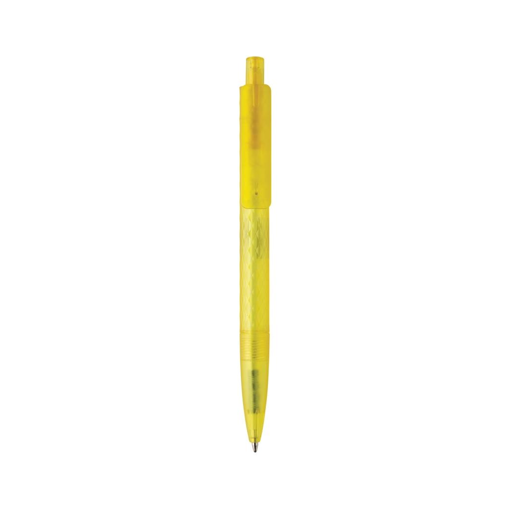 X3 GRS recycled PC plastic pen frosted yellow