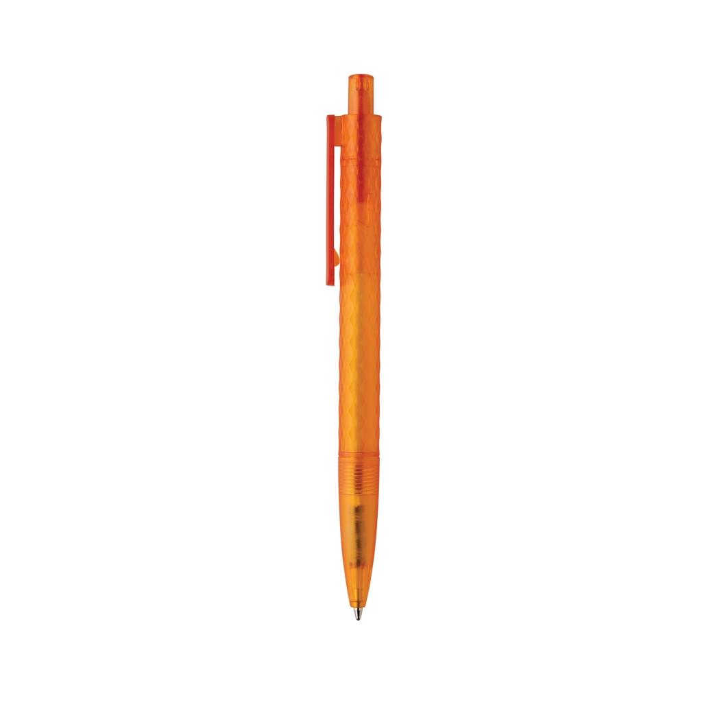 X3 GRS recycled PC plastic pen frosted orange