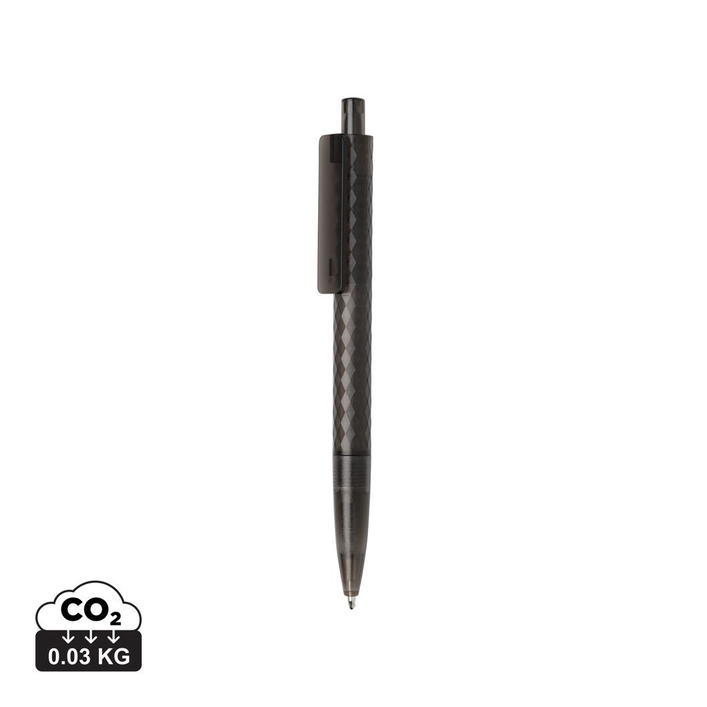 X3 GRS recycled PC plastic pen frosted black