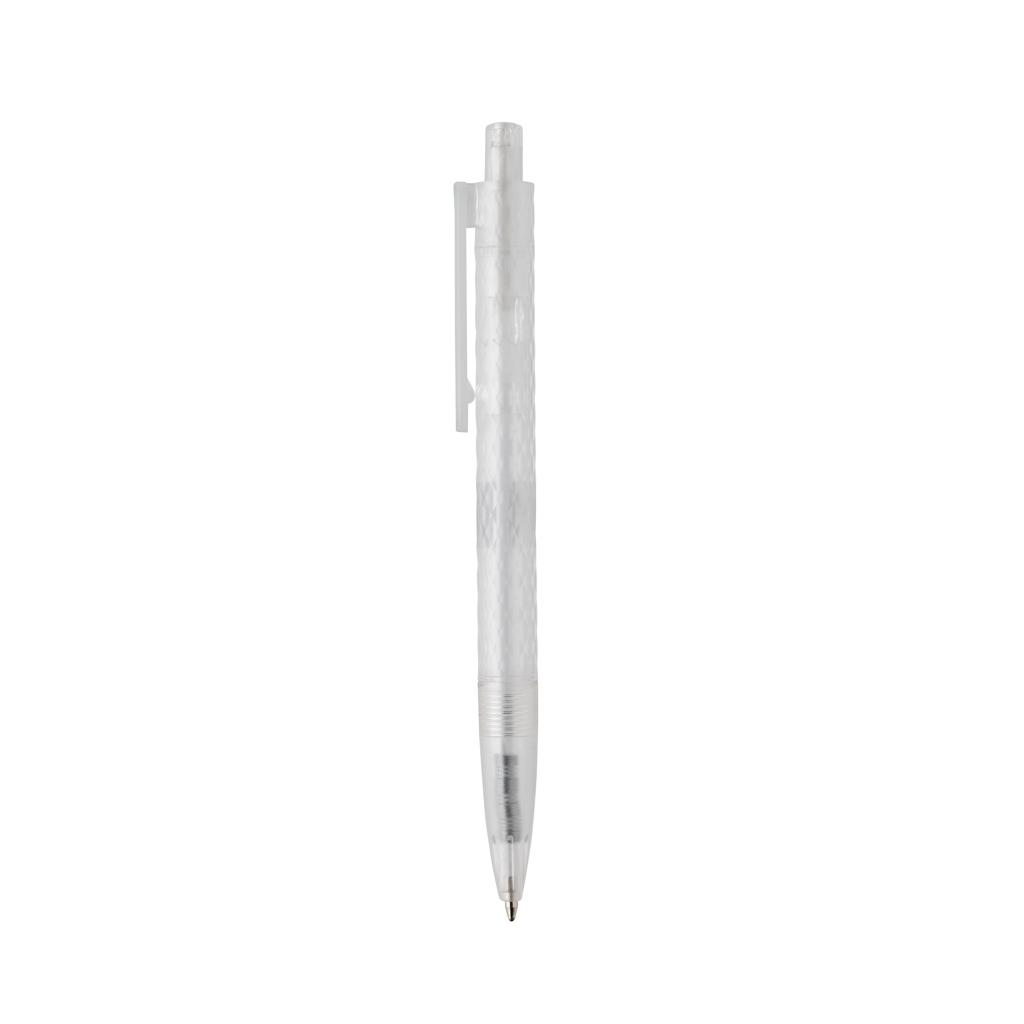 X3 GRS recycled PC plastic pen frosted transparent