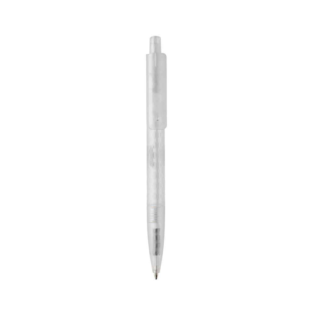 X3 GRS recycled PC plastic pen frosted transparent