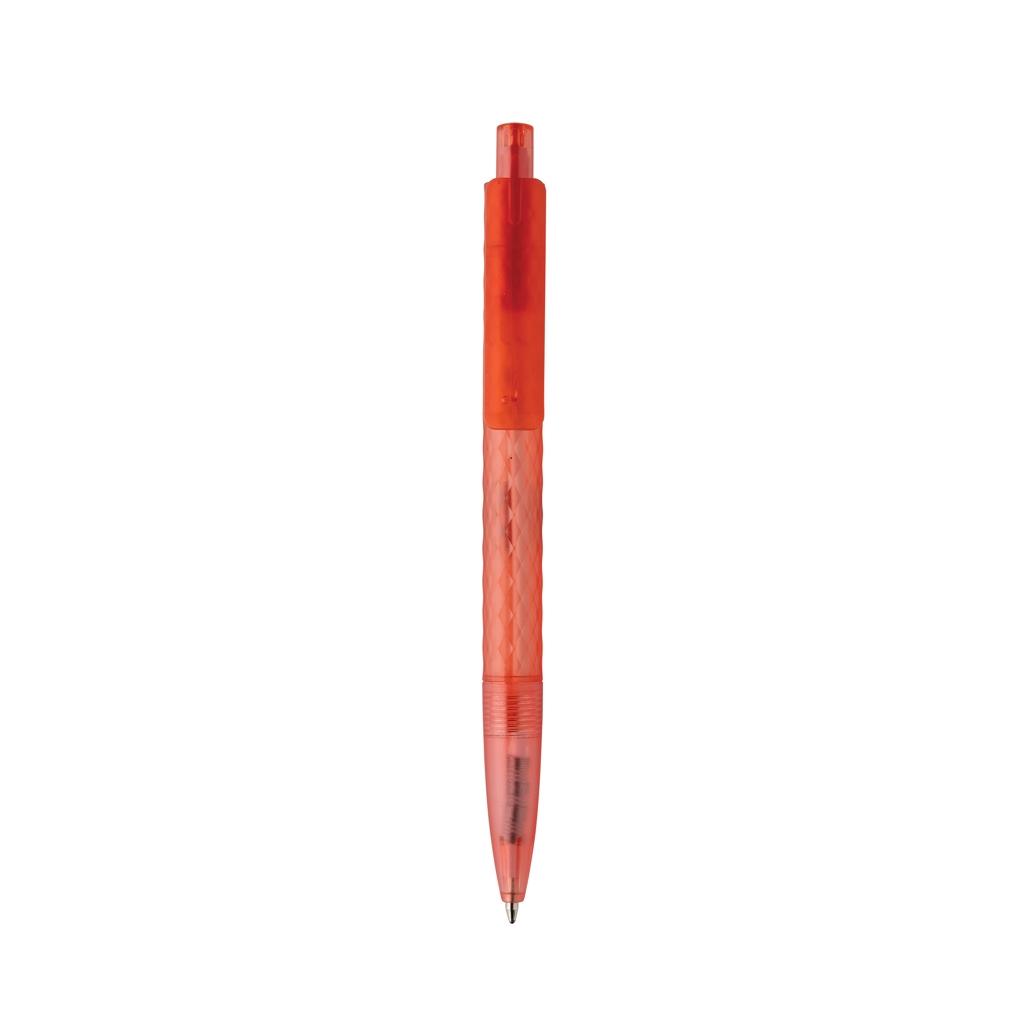 X3 GRS recycled PC plastic pen frosted red