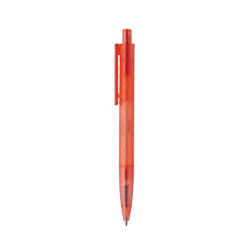 X3 GRS recycled PC plastic pen frosted red