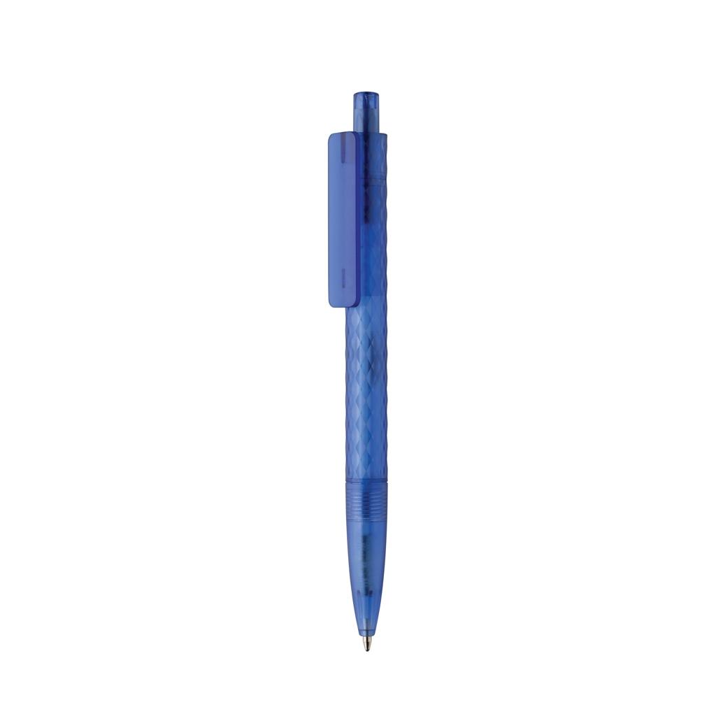 X3 GRS recycled PC plastic pen frosted blue