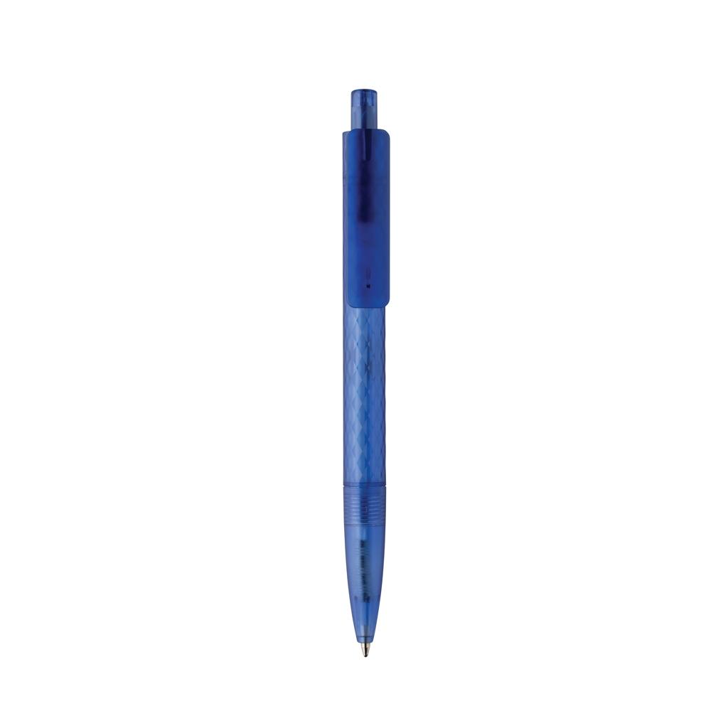 X3 GRS recycled PC plastic pen frosted blue