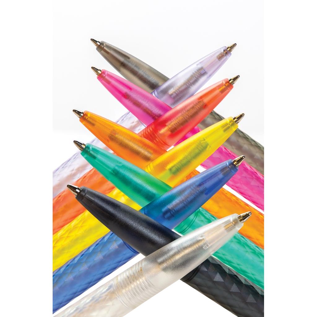 X3 GRS recycled PC plastic pen frosted blue