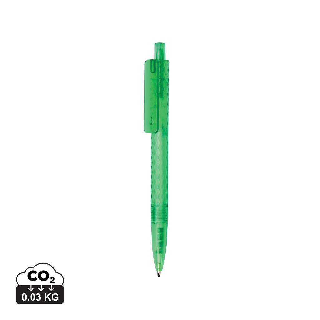 X3 GRS recycled PC plastic pen frosted green