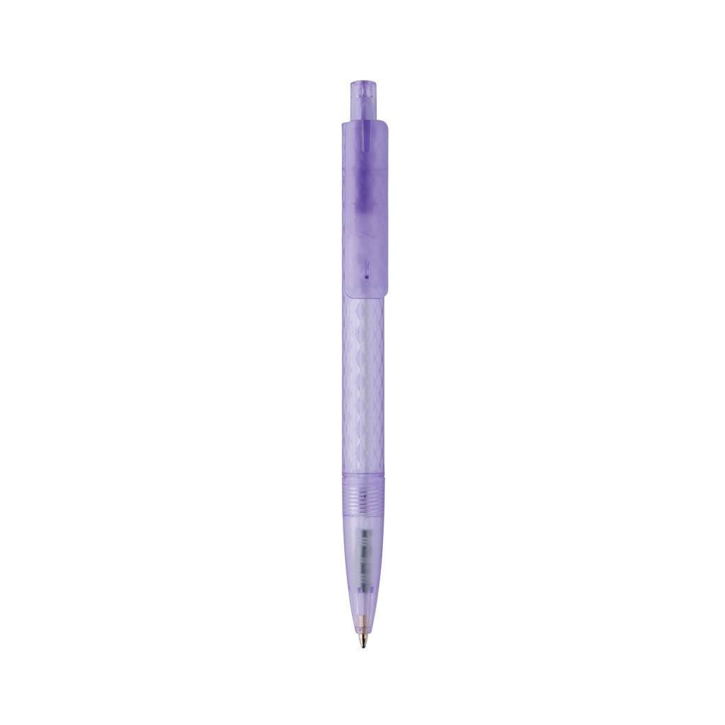 X3 GRS recycled PC plastic pen frosted purple