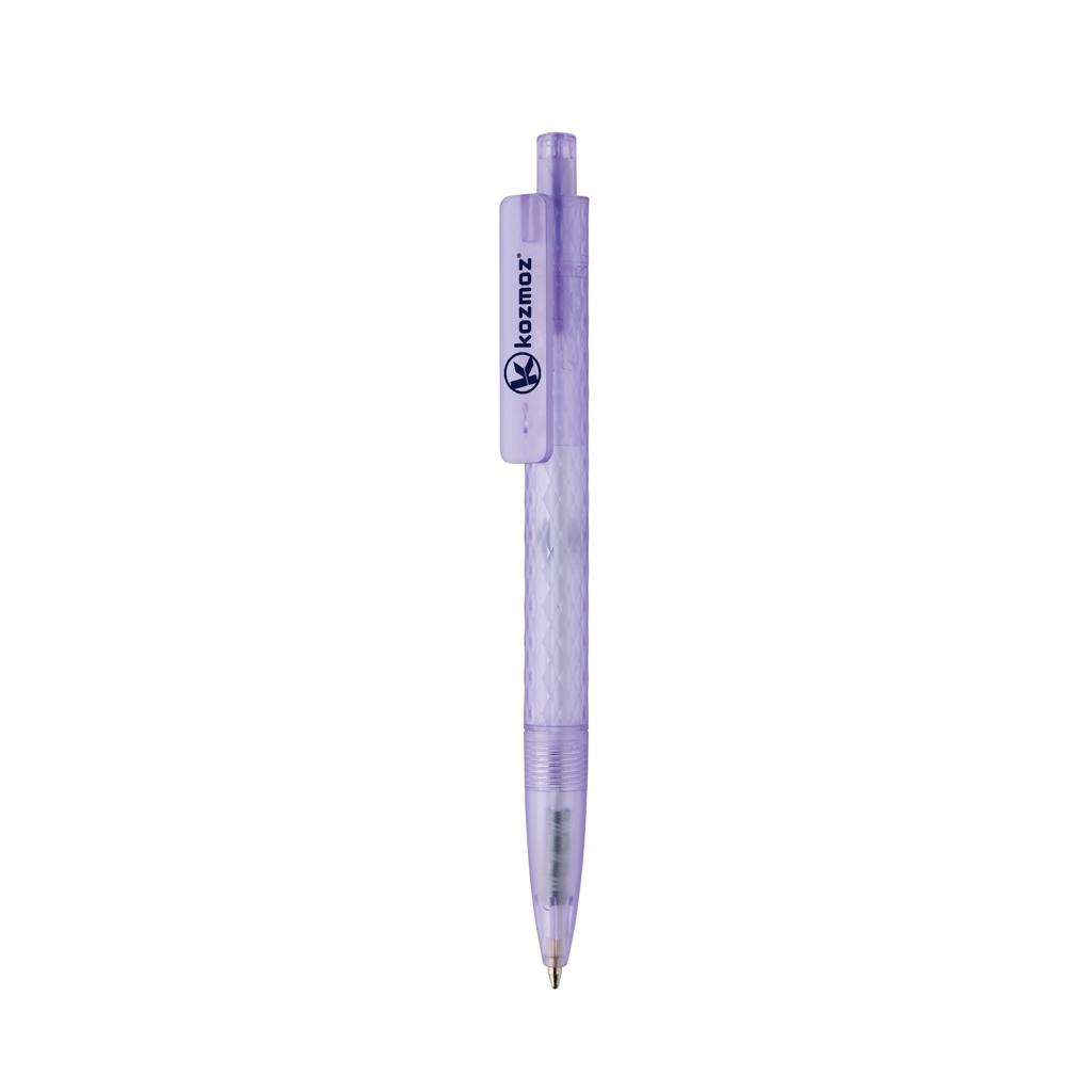 X3 GRS recycled PC plastic pen frosted purple