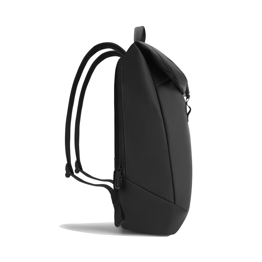 Urban Water Resistant Flap-top Backpack black