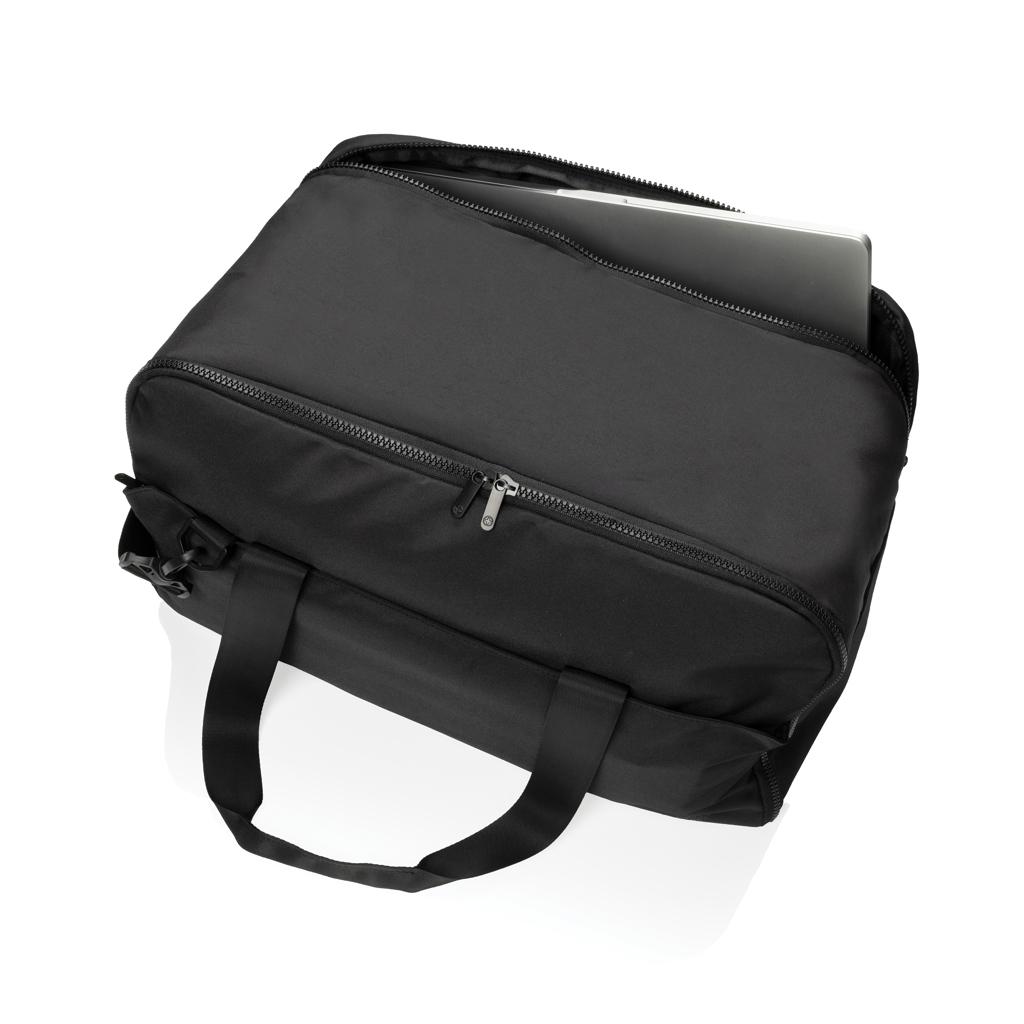 Swiss Peak Aware™ RPET 15.6 inch laptop weekend bag black