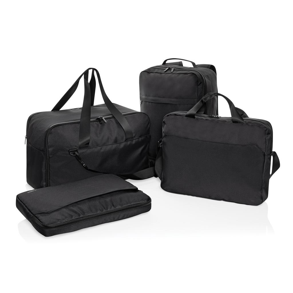 Swiss Peak Aware™ RPET 15.6 inch laptop weekend bag black