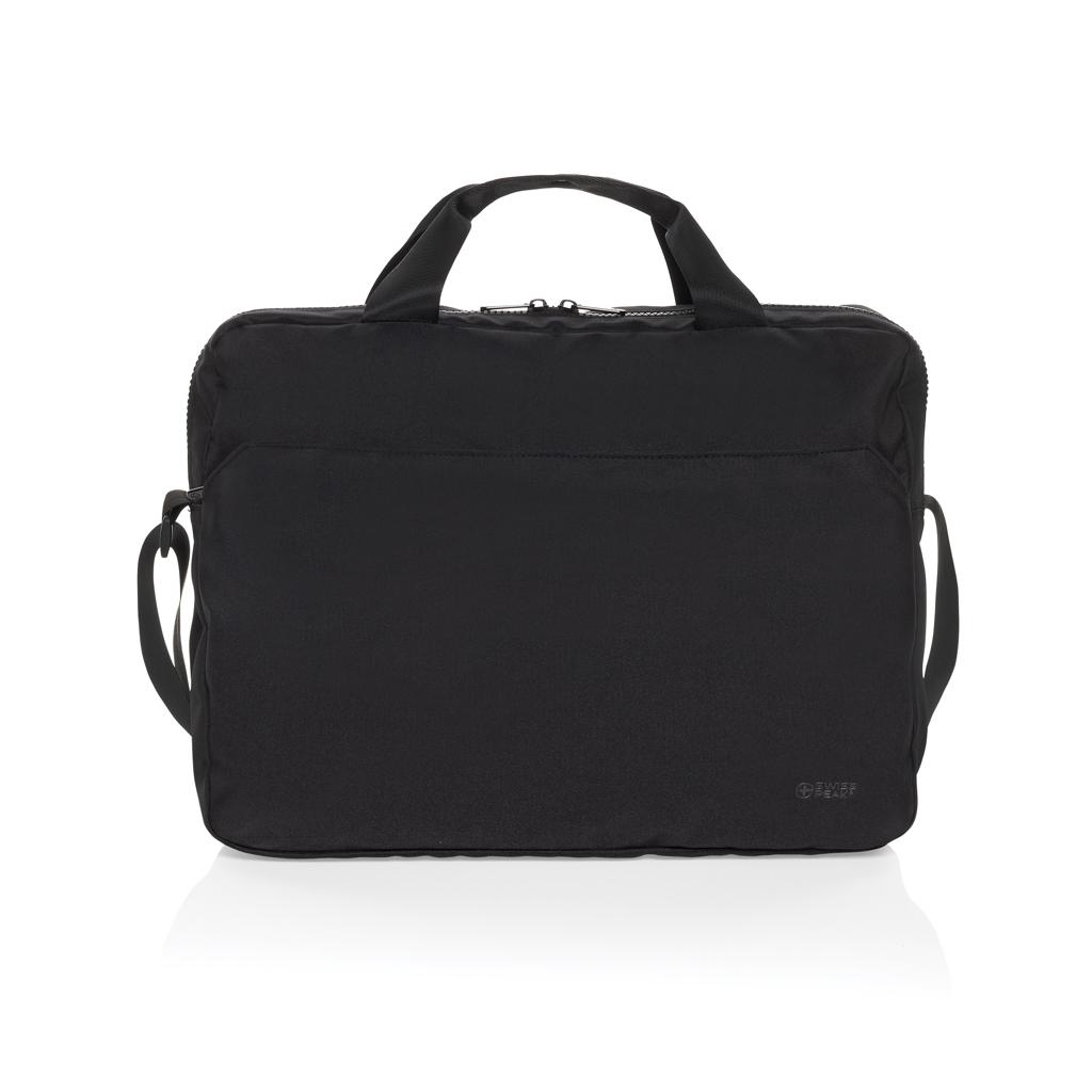 Swiss Peak Aware™ RPET Essential 15.6 inch laptop bag black