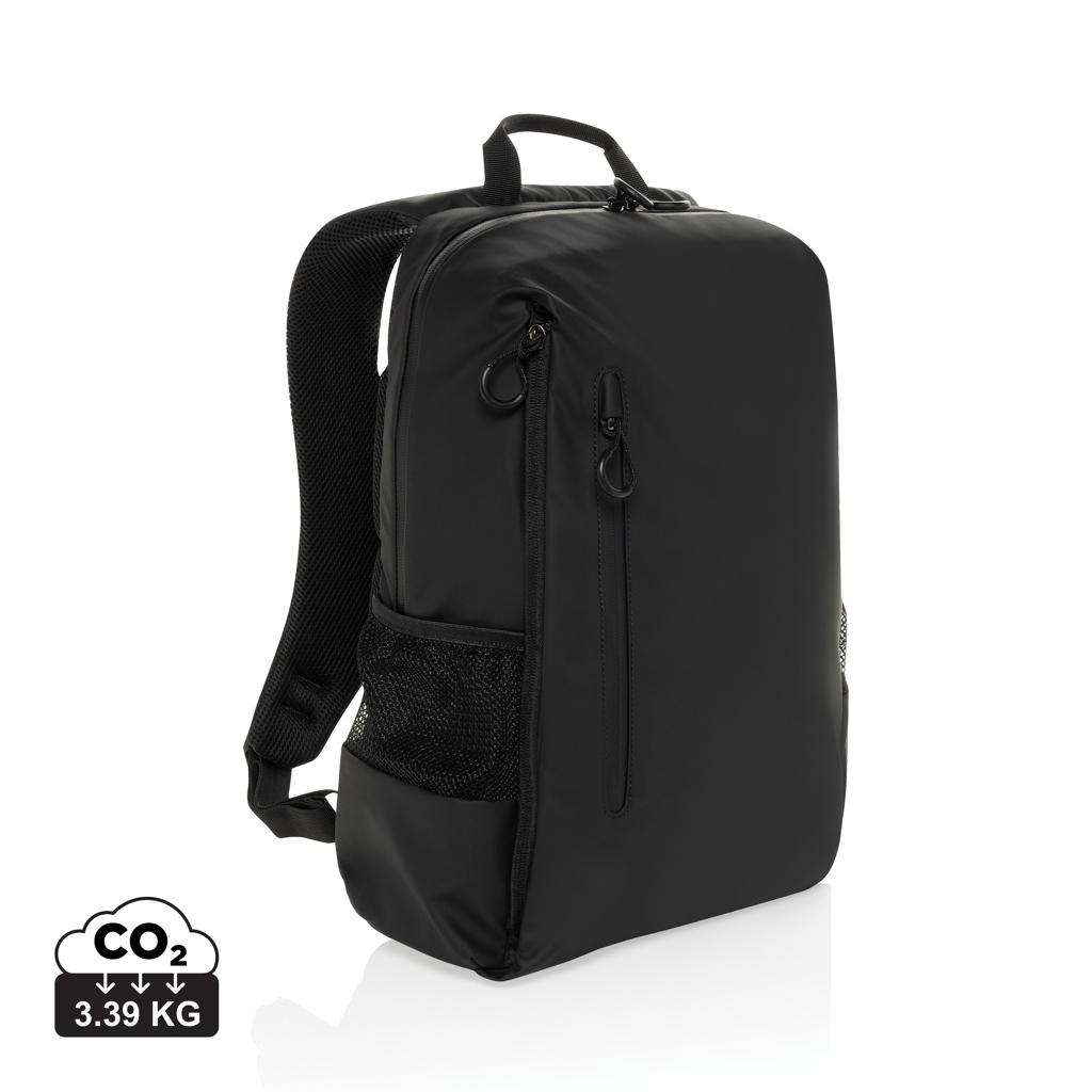 Lima Aware™ RPET water resistant 15.6 laptop backpack black