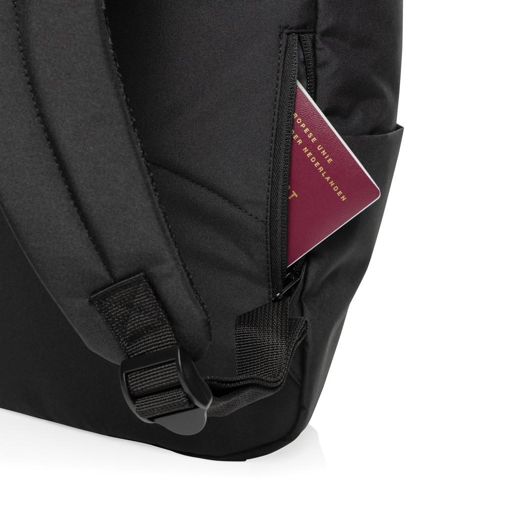 Swiss Peak Aware™ RPET Leonard 15.6 inch laptop backpack black