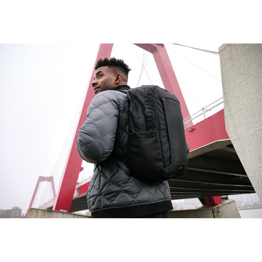 SP Aware™ RPET Edin 100% recycled 15.6 inch laptop backpack black