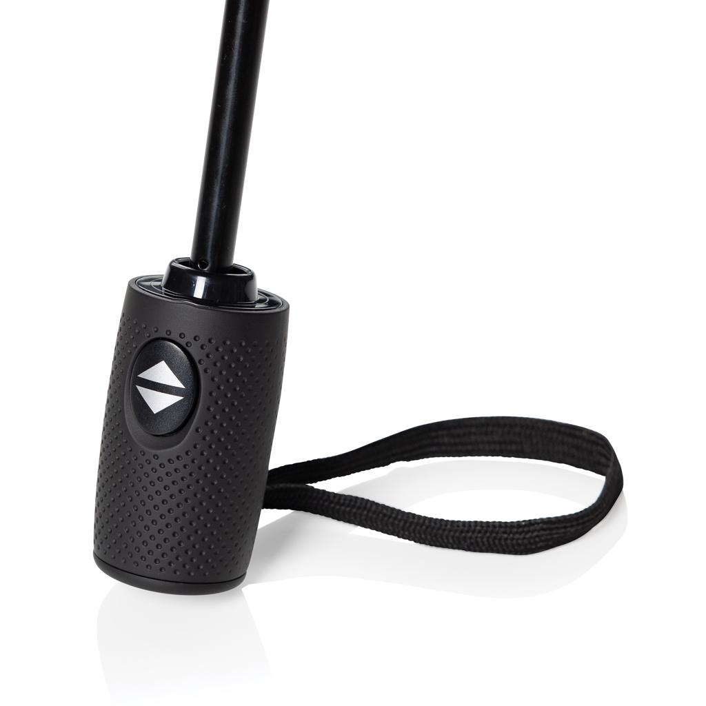 Swiss Peak Vito Aware™ RPET 21 inch auto open/close umbrella black