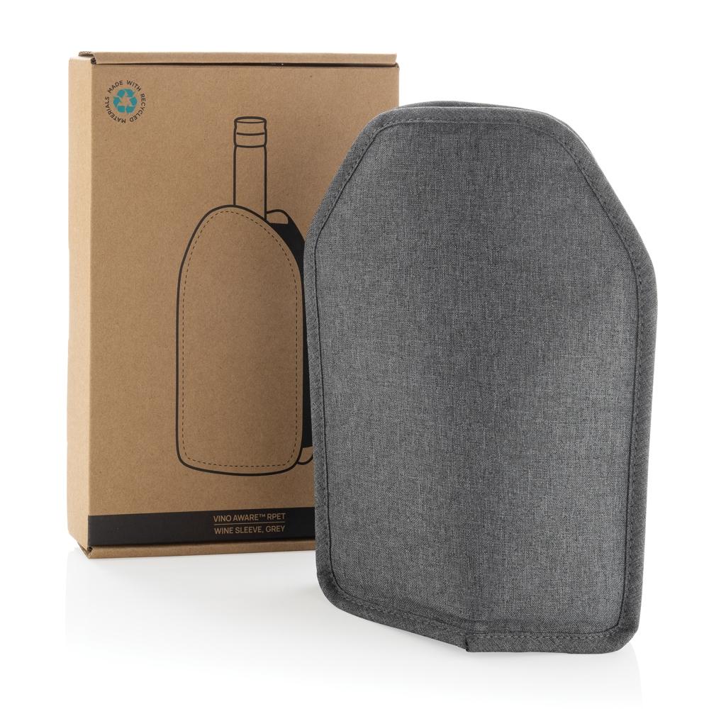 Vino AWARE™ RPET wine cooler sleeve grey