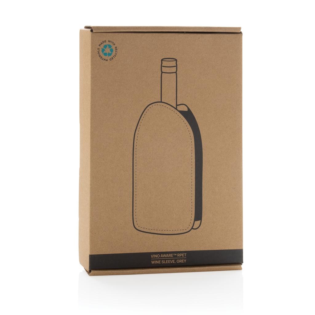 Vino AWARE™ RPET wine cooler sleeve grey