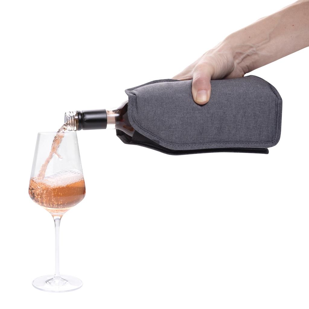 Vino AWARE™ RPET wine cooler sleeve grey