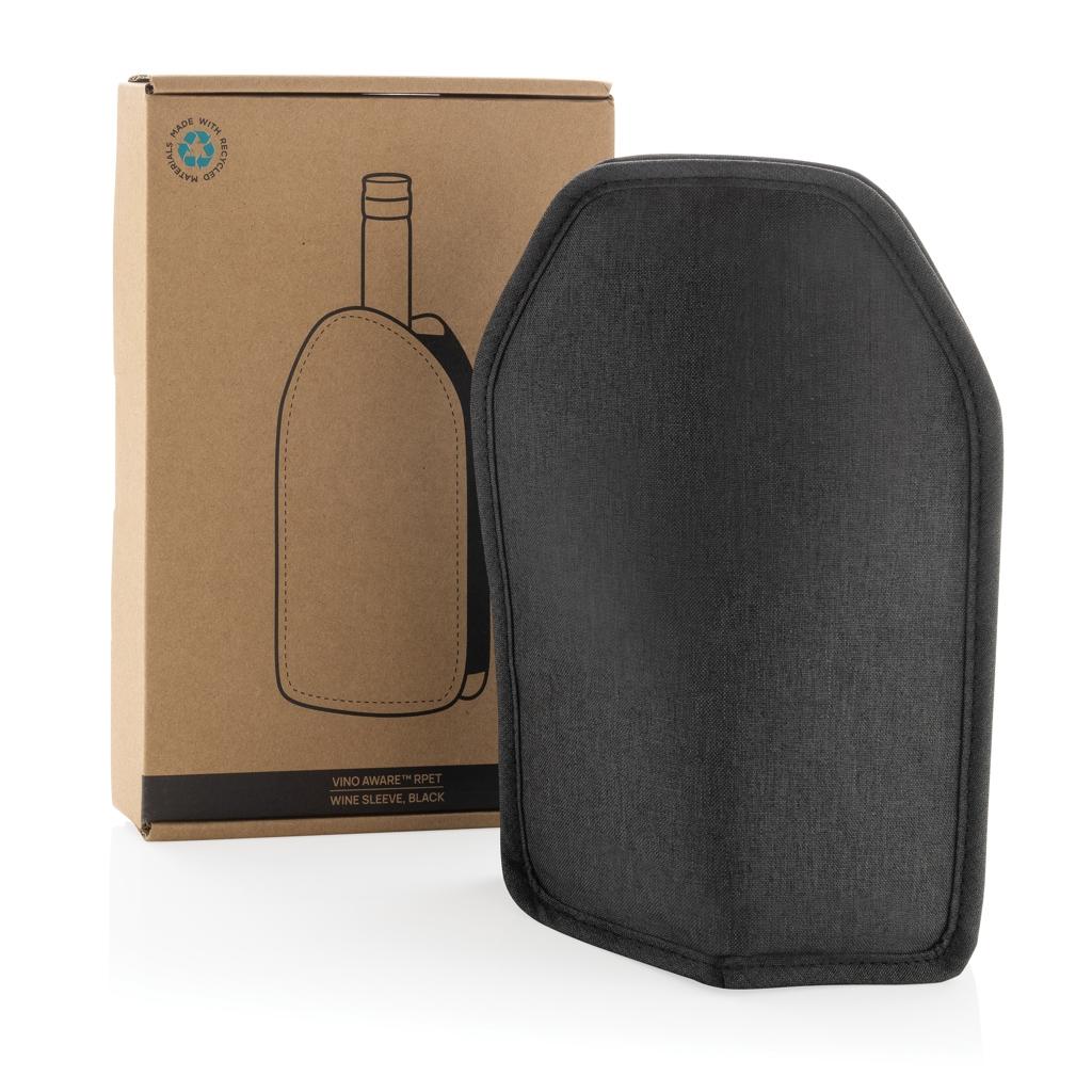 Vino AWARE™ RPET wine cooler sleeve black