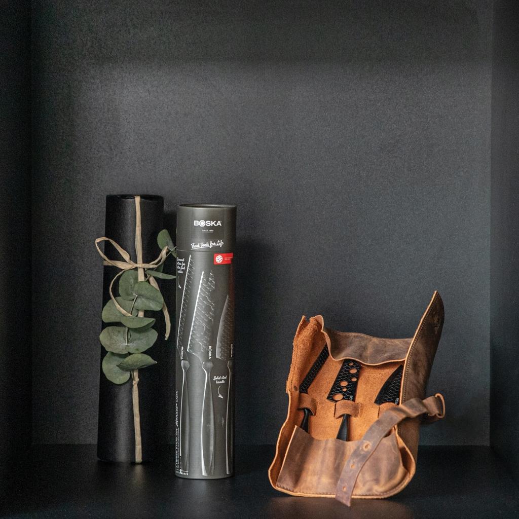 BOSKA Cheese Knife Set Monaco+ Black black