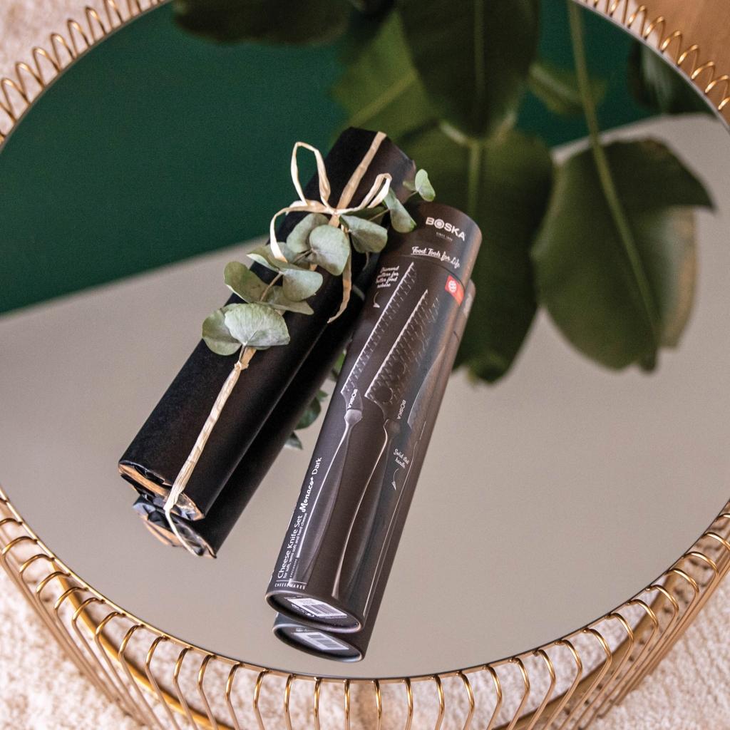 BOSKA Cheese Knife Set Monaco+ Black black