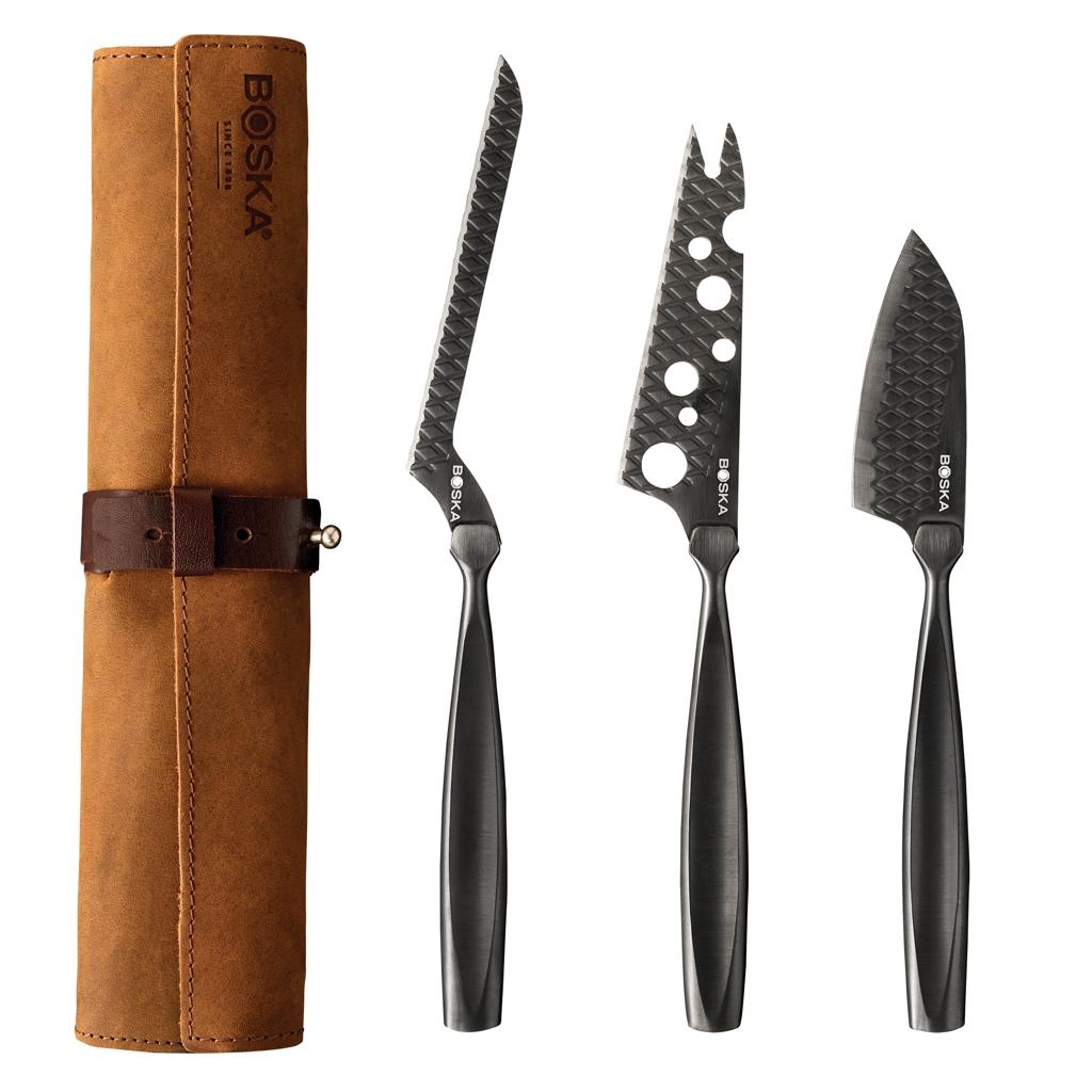 BOSKA Cheese Knife Set Monaco+ Black black