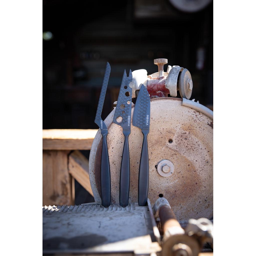 BOSKA Cheese Knife Set Monaco+ Black black