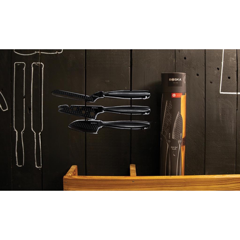 BOSKA Cheese Knife Set Monaco+ Black black