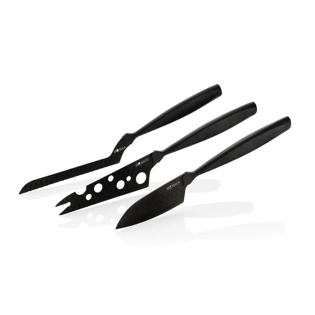 BOSKA Cheese Knife Set Monaco+ Black black
