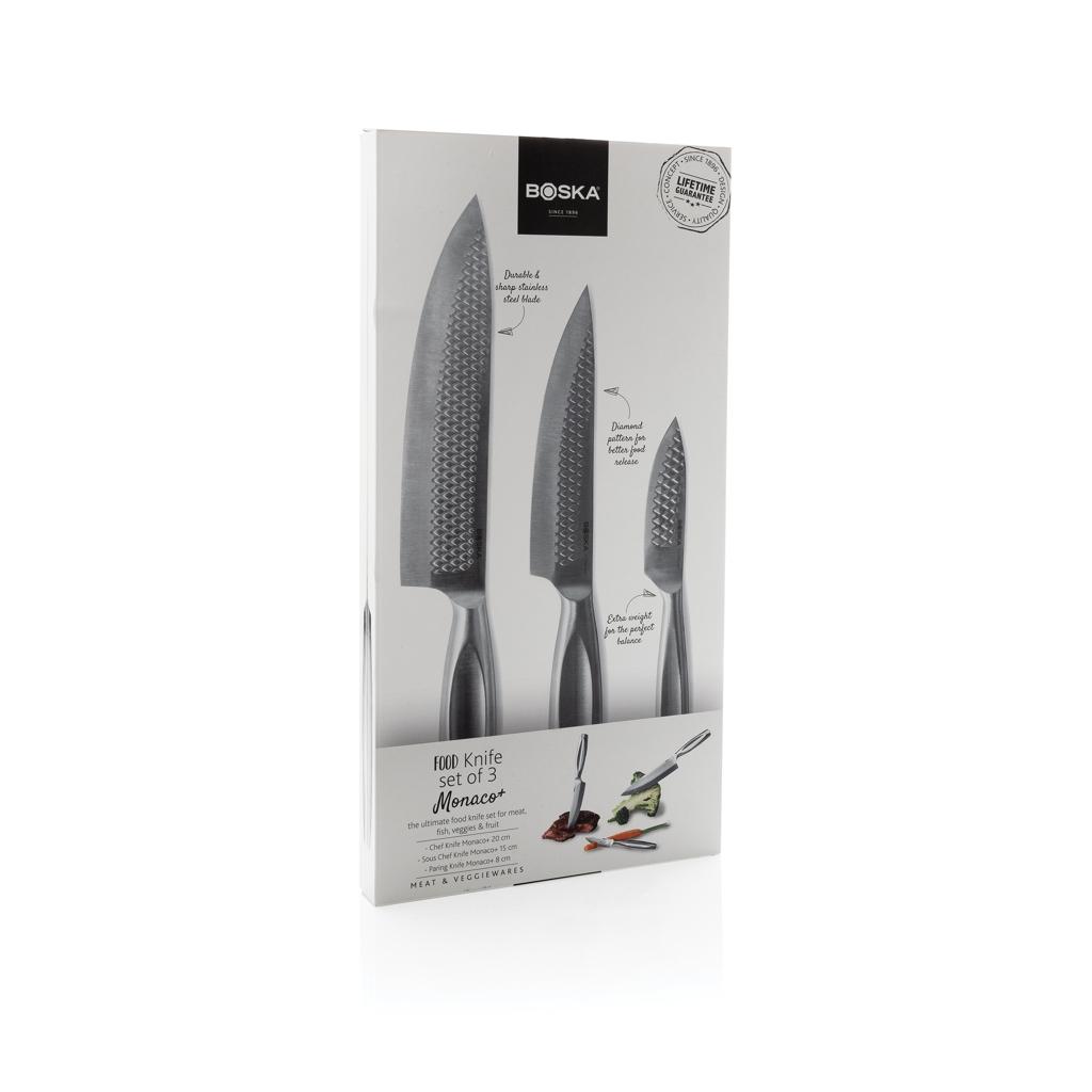 BOSKA Kitchen Knives Monaco+, set of 3 steel