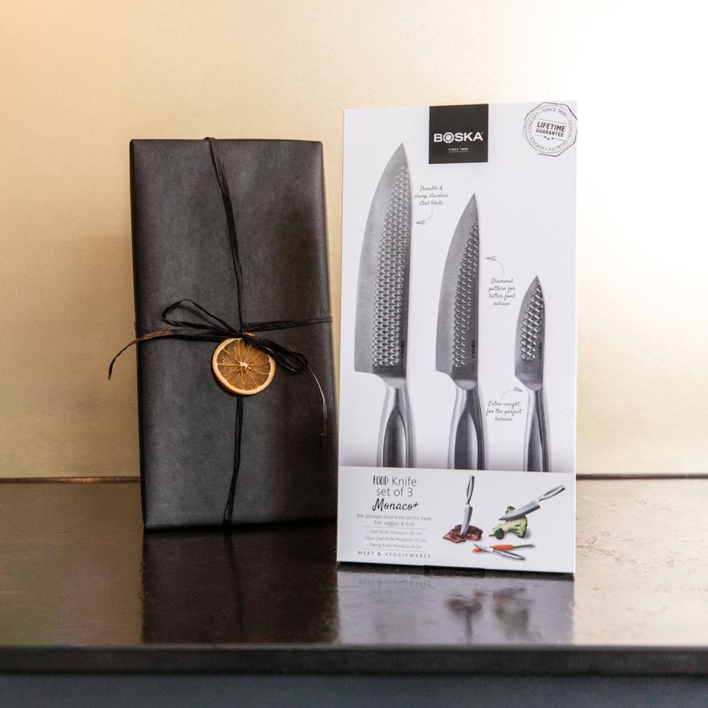 BOSKA Kitchen Knives Monaco+, set of 3 steel