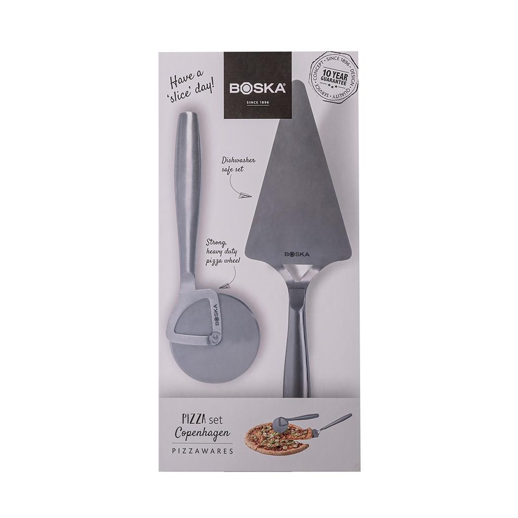 BOSKA Pizza Set Copenhagen steel
