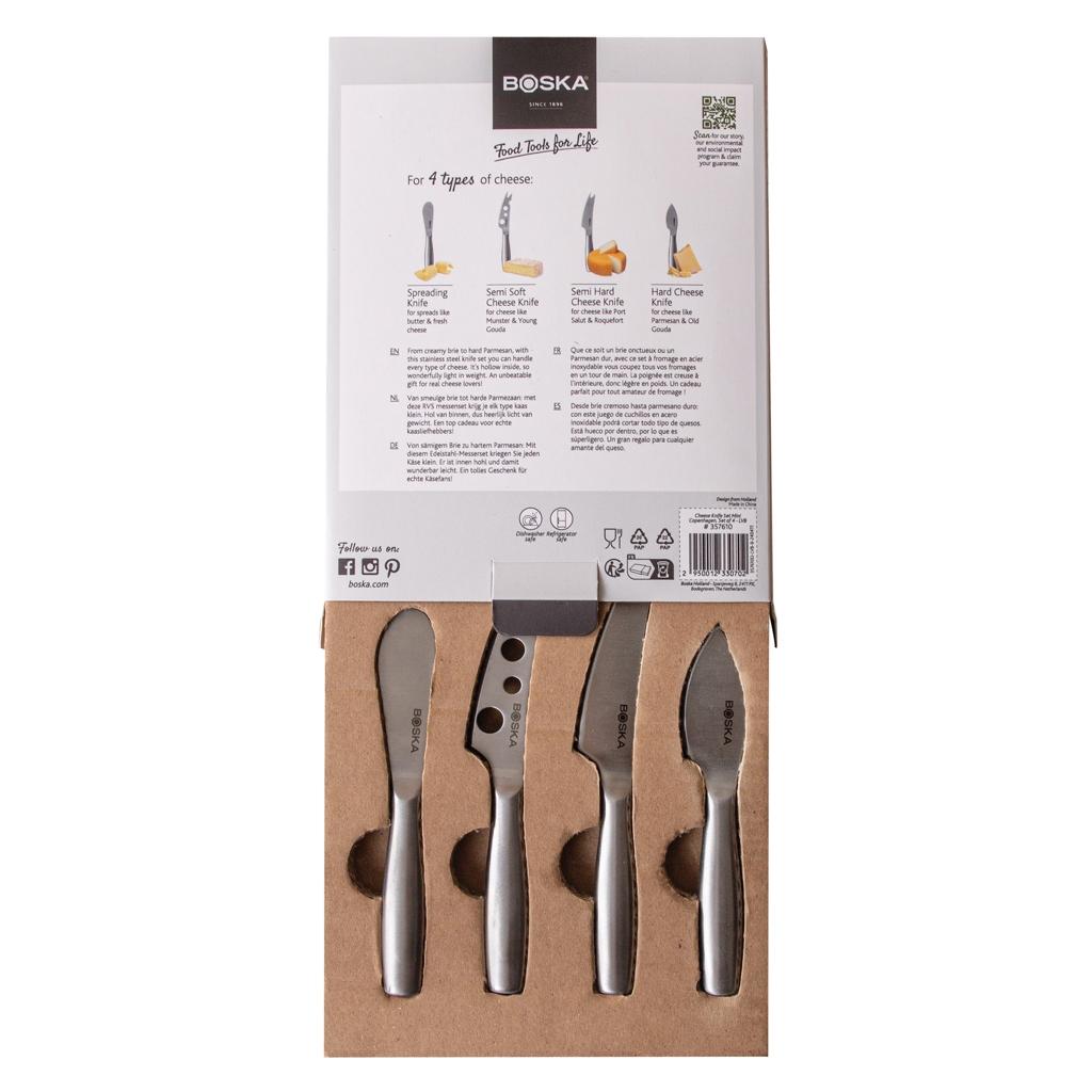 BOSKA Cheese Knife Set Mini Copenhagen steel