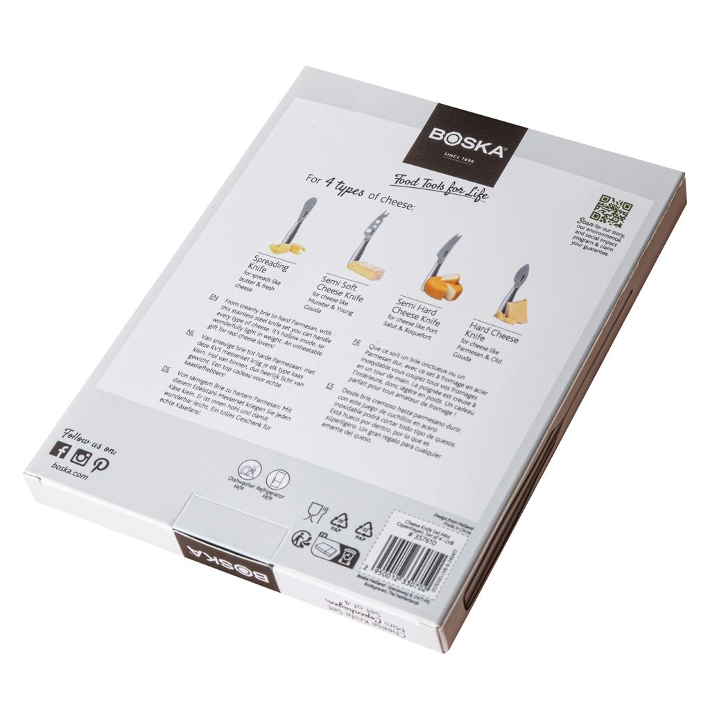 BOSKA Cheese Knife Set Mini Copenhagen steel