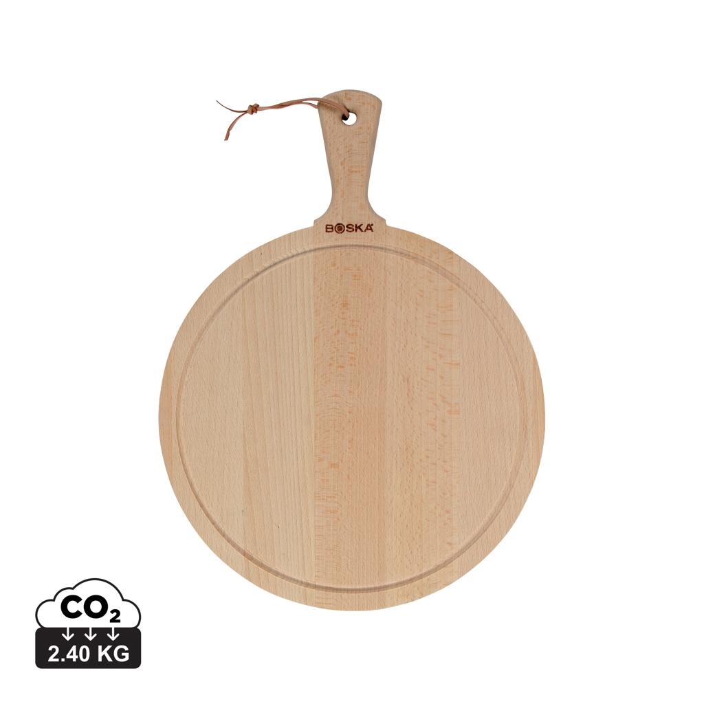 BOSKA Serving Board Round Amigo L brown
