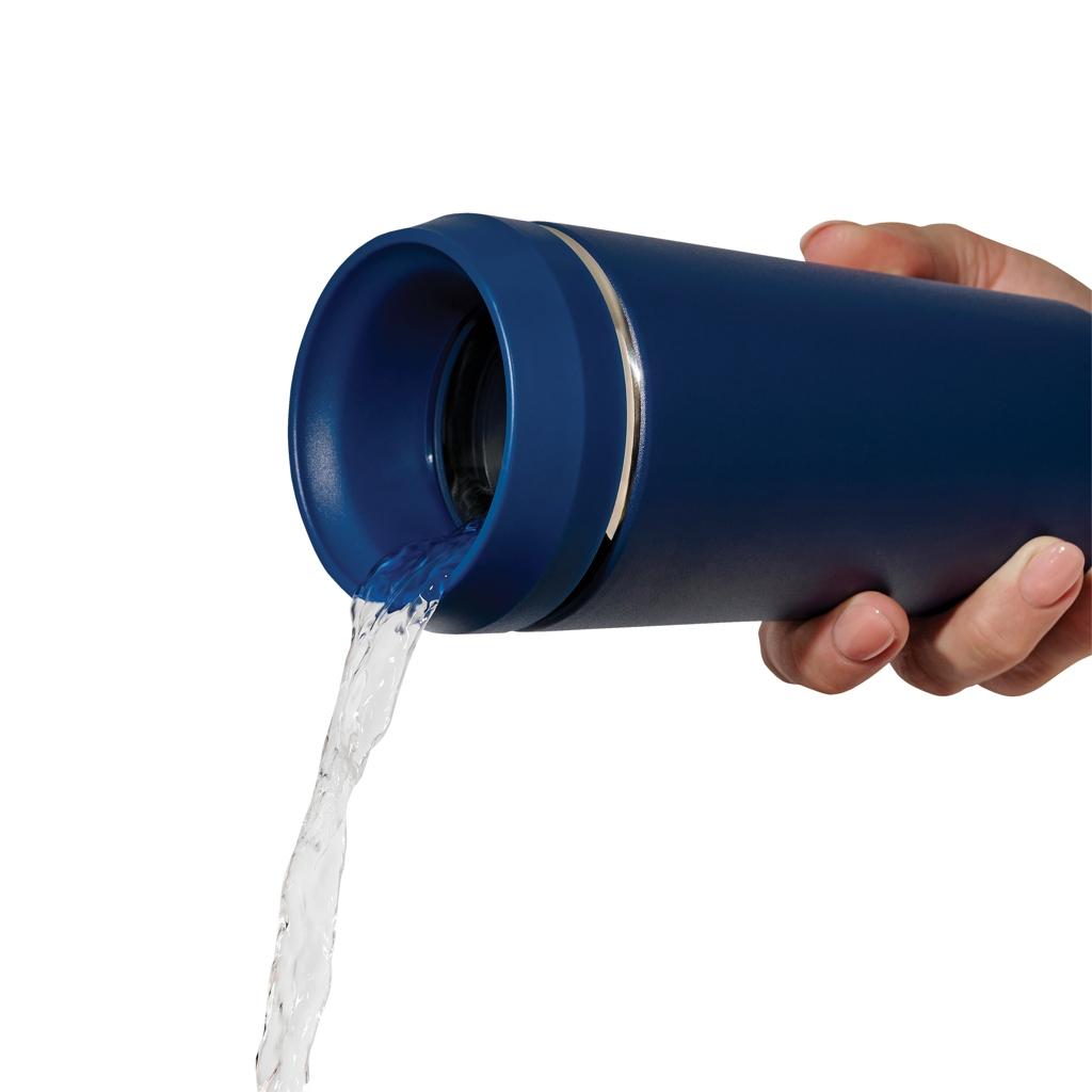 Topl Recycled Steel To Go Tumbler Patented 360 Lid 354ml navy