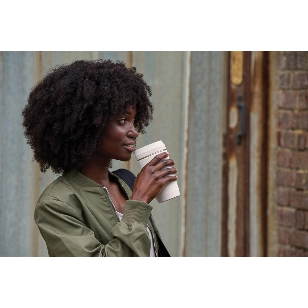 Topl Recycled Steel To Go Tumbler Patented 360 Lid 354ml brown