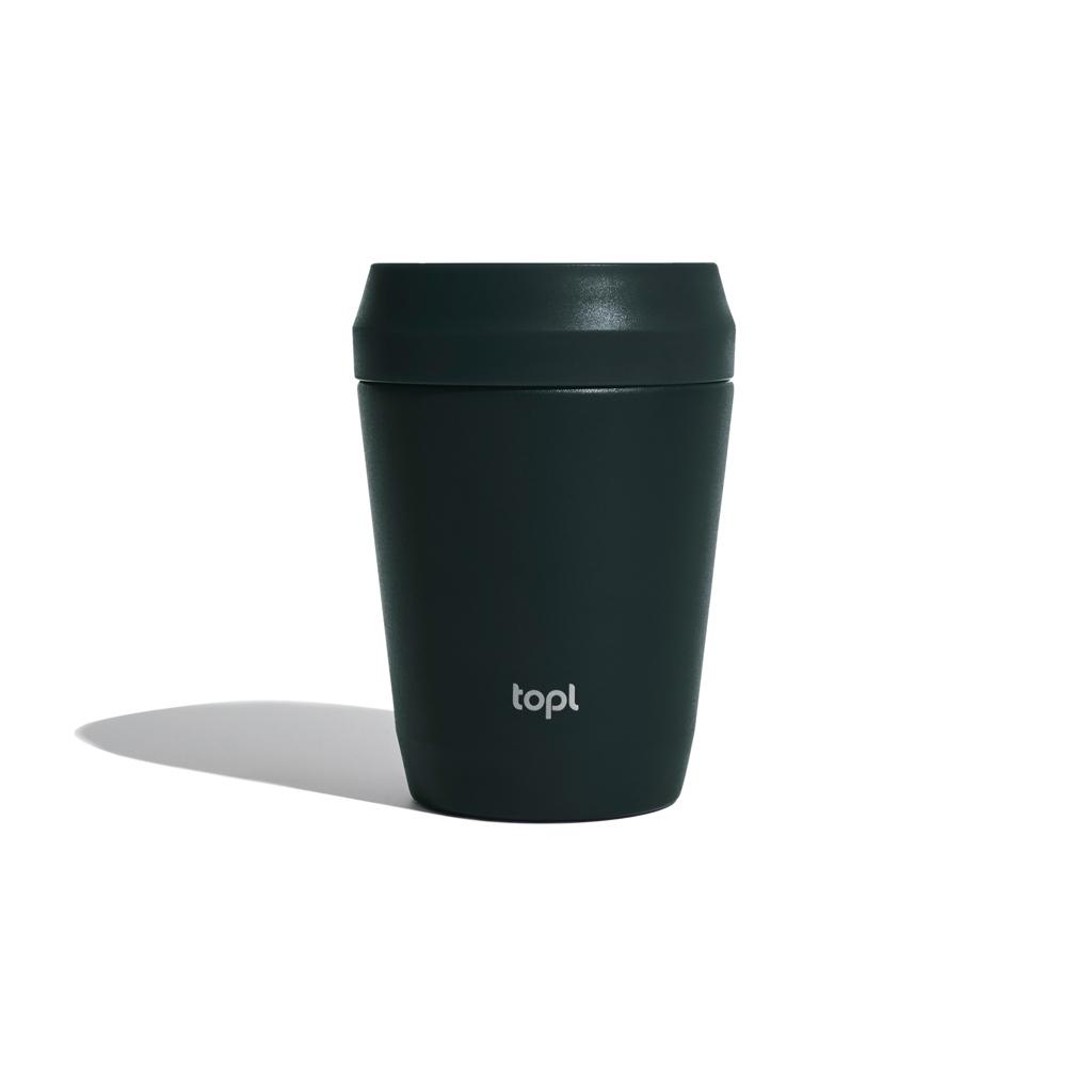 Topl Recycled Steel To Go Tumbler Patented 360 Lid 235ml grey
