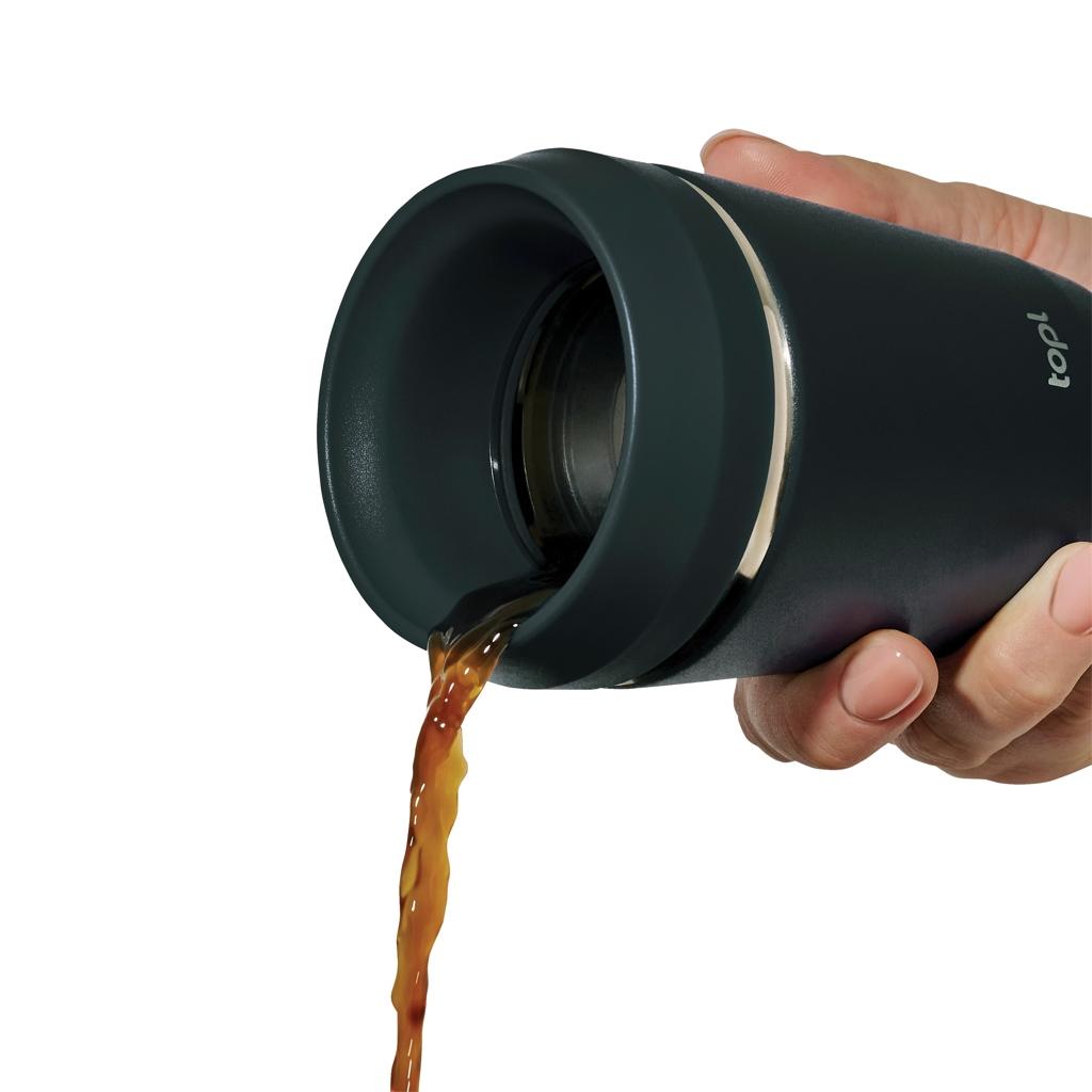 Topl Recycled Steel To Go Tumbler Patented 360 Lid 235ml grey