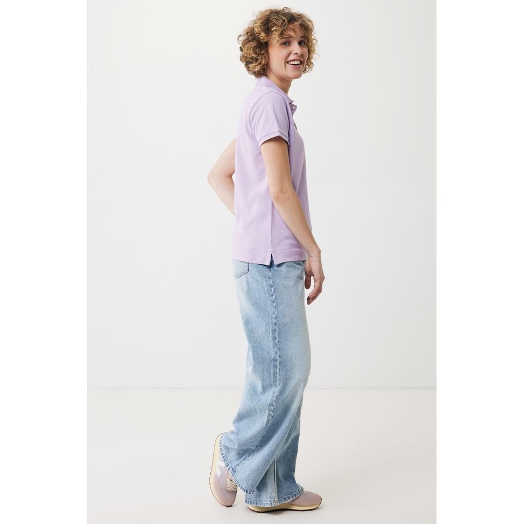Iqoniq Yosemite women recycled cotton pique polo lavender 2XS