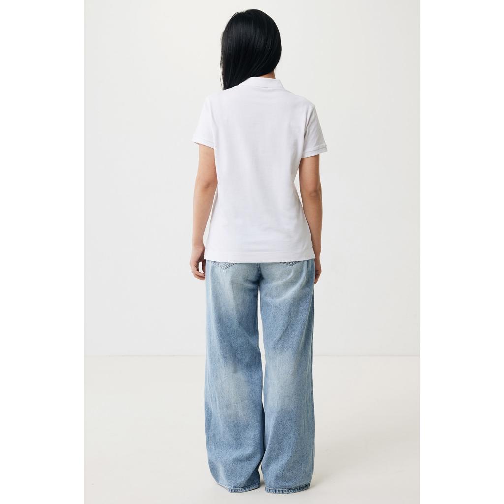 Iqoniq Yosemite women recycled cotton pique polo transparent XS