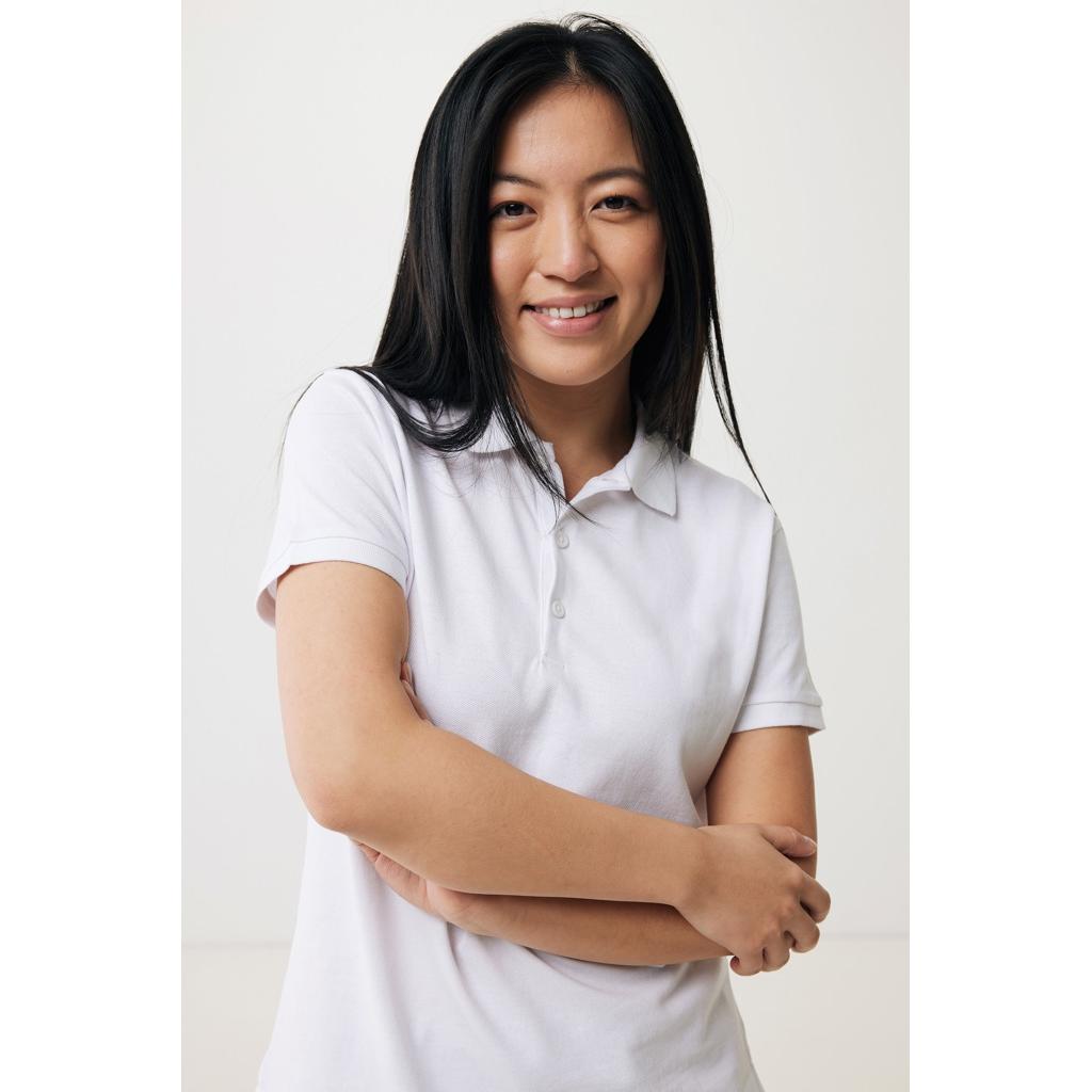 Iqoniq Yosemite women recycled cotton pique polo transparent XS