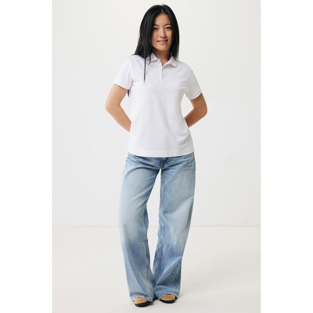 Iqoniq Yosemite women recycled cotton pique polo transparent XS