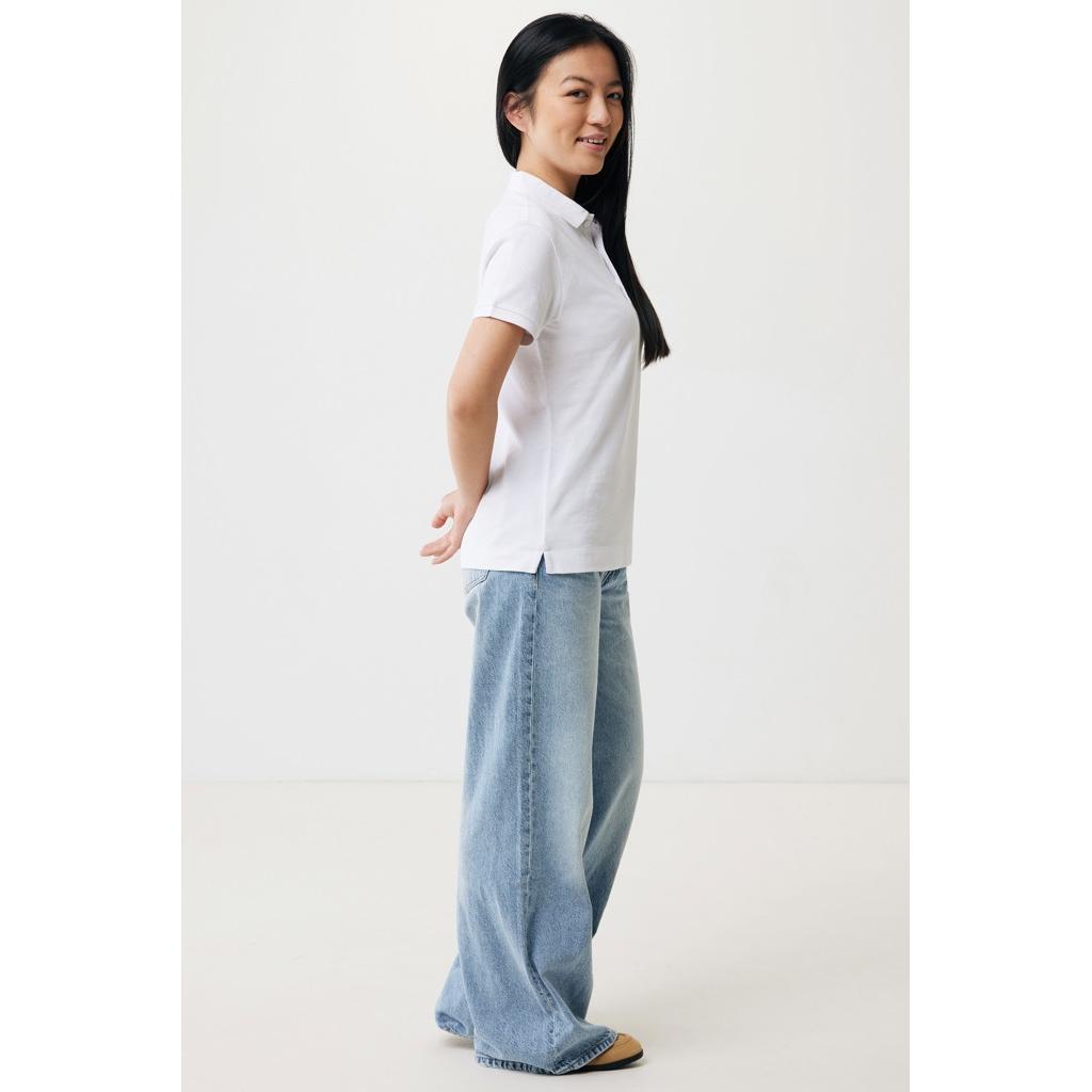 Iqoniq Yosemite women recycled cotton pique polo transparent XS