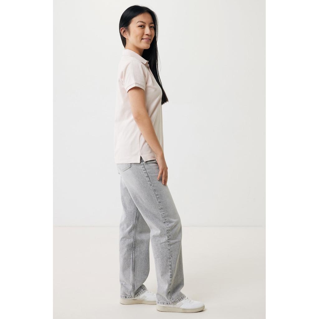 Iqoniq Yosemite women recycled cotton pique polo cloud pink XS