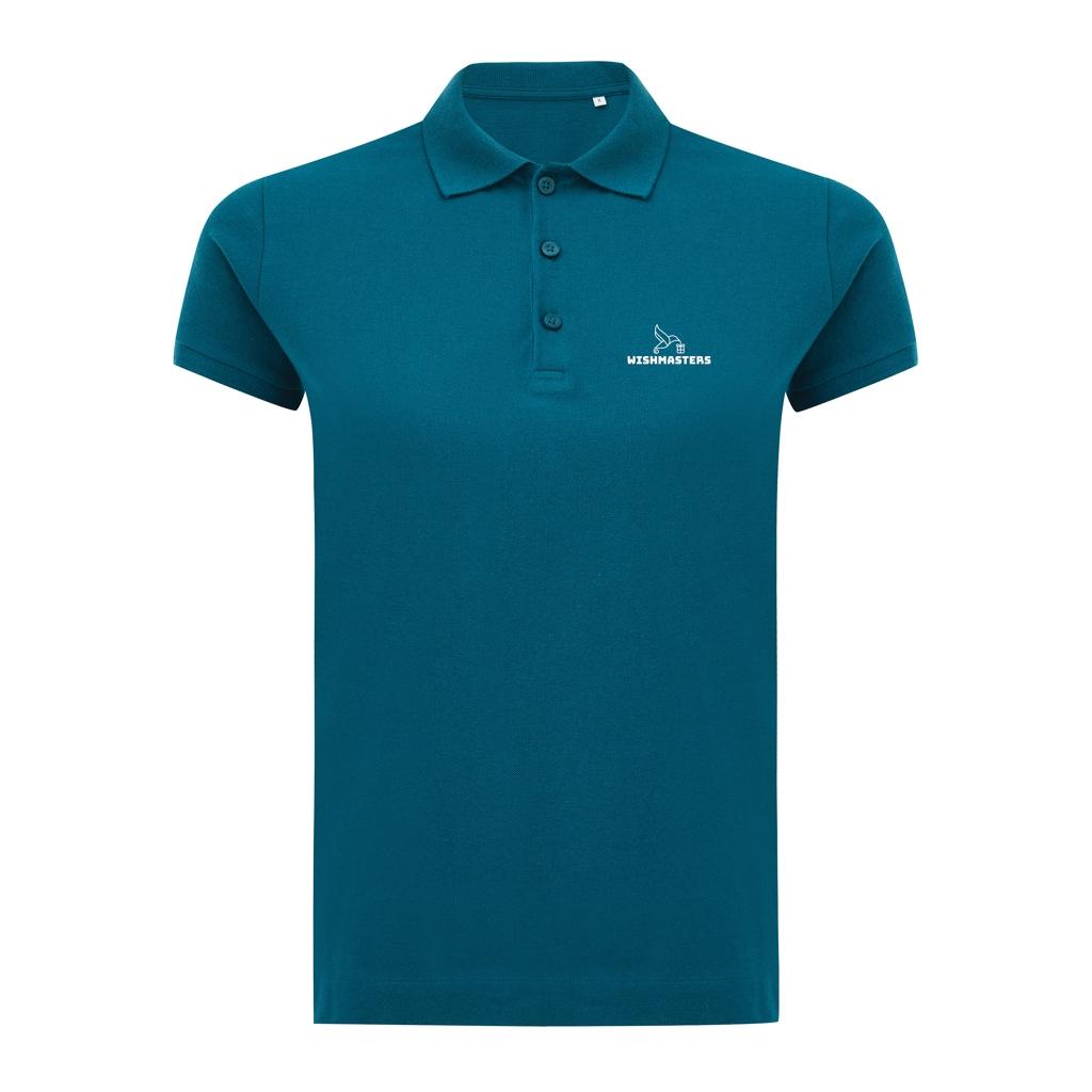 Tricou polo bumbac Iqoniq Yosemite dark teal 2XS