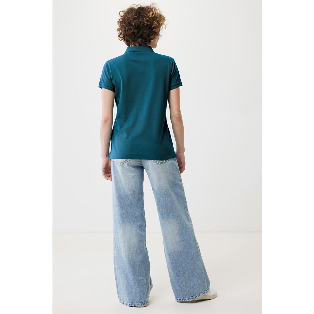 Tricou polo bumbac Iqoniq Yosemite dark teal 2XS