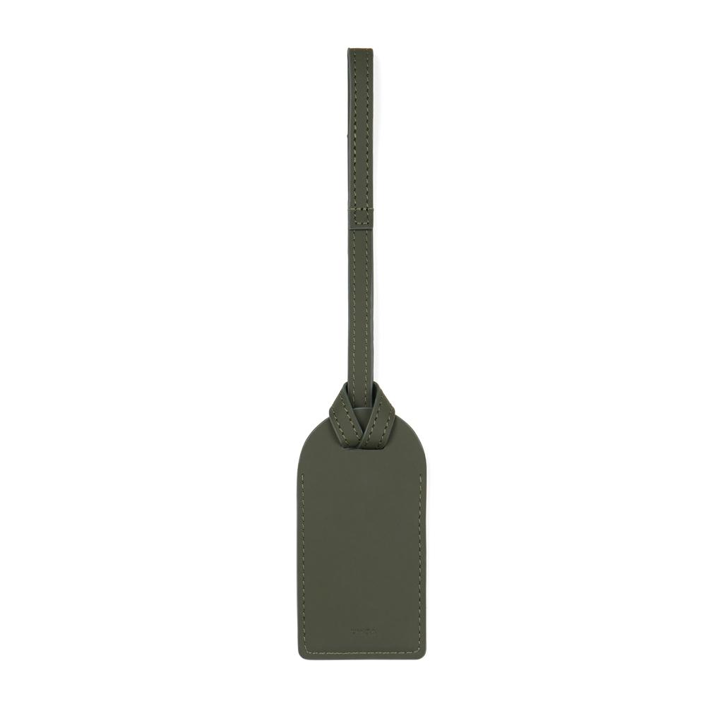 VINGA Baltimore RCS recycled polyester luggage tag green